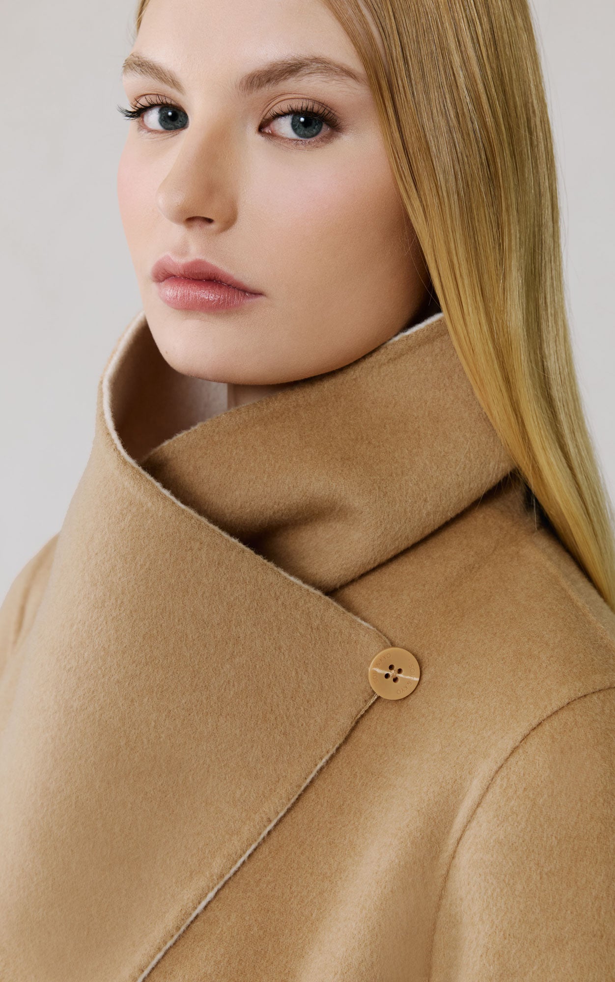 BRIDGETTE-U Double Face Wool Wrap Coat | Soia & Kyo® US