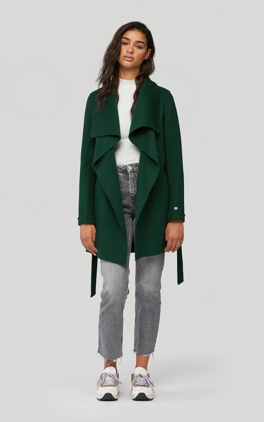 Bridgette Mid-Length double-face wool coat | Soia & Kyo US